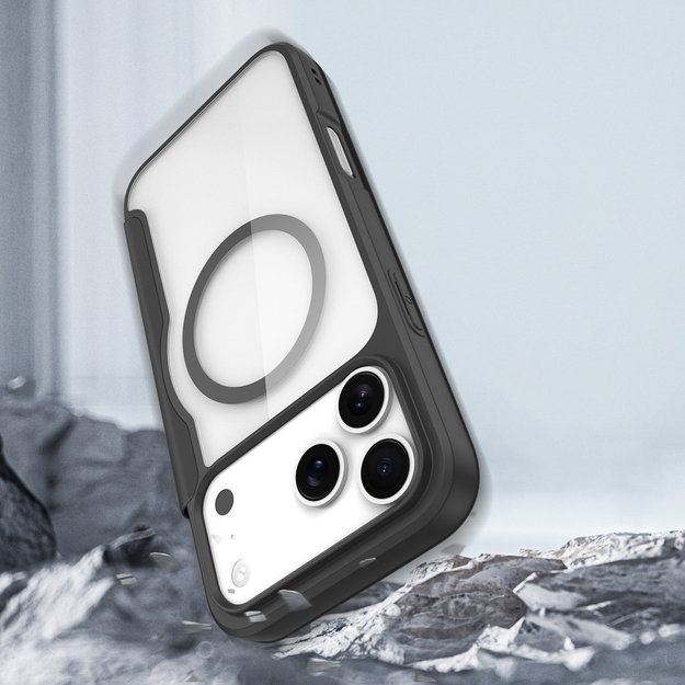 Dux Ducis Skin X Pro Case for iPhone 17 Pro Max with Wallet, MagSafe Compatible - Black 11