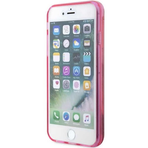 Karl Lagerfeld KLHCI8LNKHCP iPhone 7/8/ SE 2020/2022 pink/pink hardcase Glitter Karl Head 11