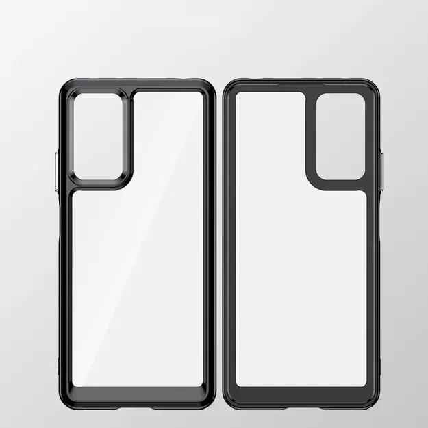 Outer Space Case for Xiaomi Poco X5 5G / Redmi Note 12 5G cover with flexible frame black 3