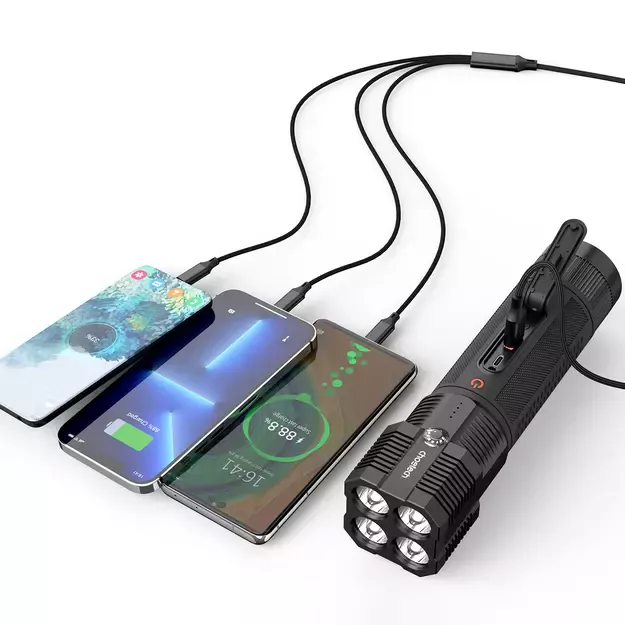 Choetech Jump Starter with Powerbank 8000mAh - LED Flashlight (TC0016) - Black 8