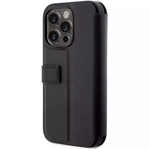 Case BMW BMBKP14X22RVSK iPhone 14 Pro Max 6.7&quot  black/black bookcase Leather Stamp Blue Lines 9