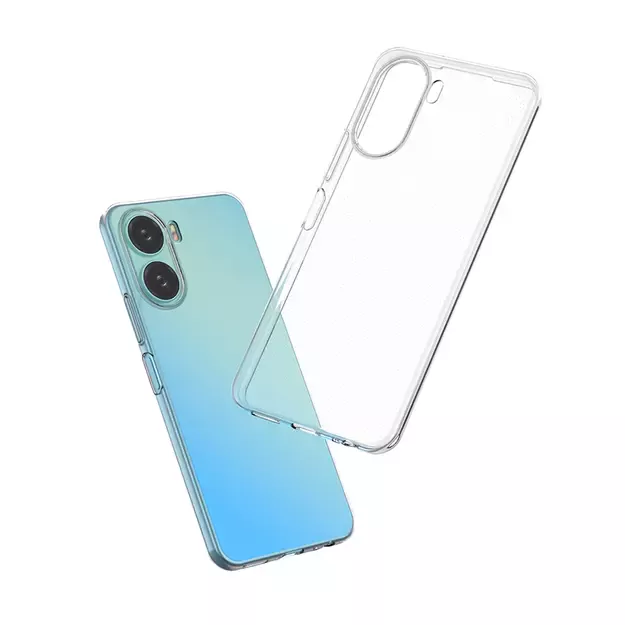 Ultra Clear 0.5mm case for Vivo Y16 / Vivo Y02s thin cover transparent 3