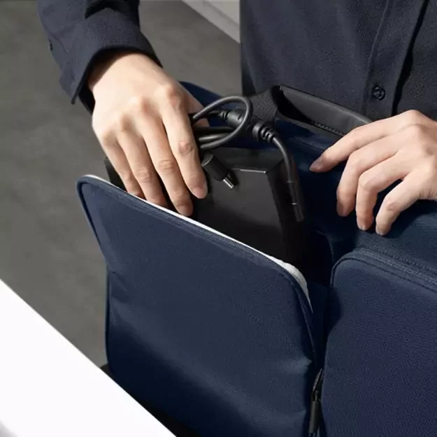 Tech-Protect Defender Bag for 17&quot  Laptop - Navy Blue 26