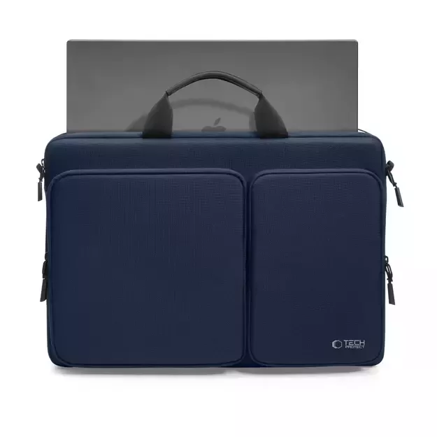 Tech-Protect Defender Bag for 17&quot  Laptop - Navy Blue 16