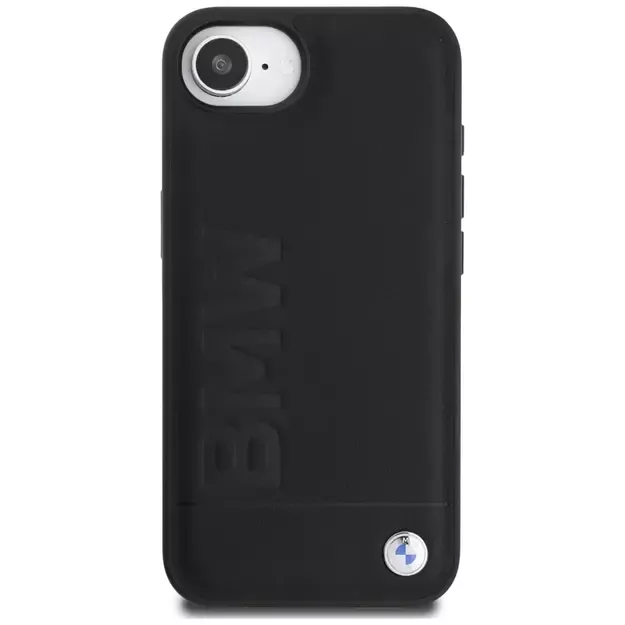 BMW Leather Hot Stamp iPhone 16e Case - Black 2