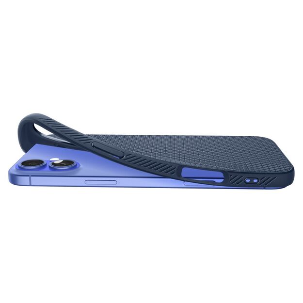 Spigen Liquid Air iPhone 16 Case - Blue 7