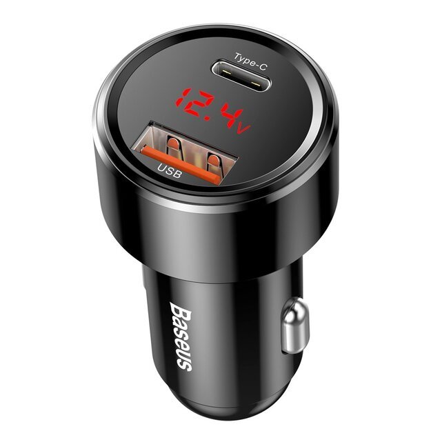 Baseus Magic Series PPS CCMLC20C-01 car charger 45W USB-C PD / USB-A QC - black 3