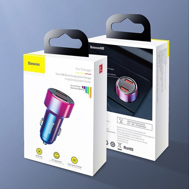 Baseus Magic Series PPS CCMLC20C-01 car charger 45W USB-C PD / USB-A QC - black 7