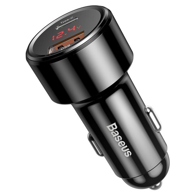 Baseus Magic Series PPS CCMLC20C-01 car charger 45W USB-C PD / USB-A QC - black 2