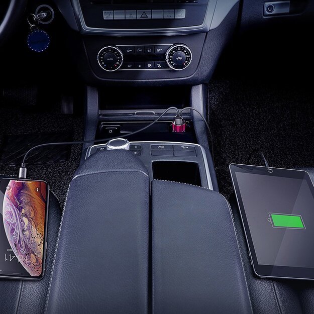 Baseus Magic Series PPS CCMLC20C-01 car charger 45W USB-C PD / USB-A QC - black 14