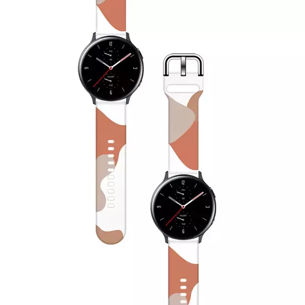 Strap Moro for Samsung Galaxy Watch 45 / 46 / 47 mm silicone bracelet watch band - pattern 5 1