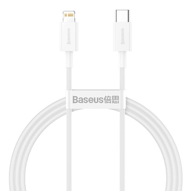 Baseus Superior Series USB-C / Lightning PD 20W 1 m cable - white