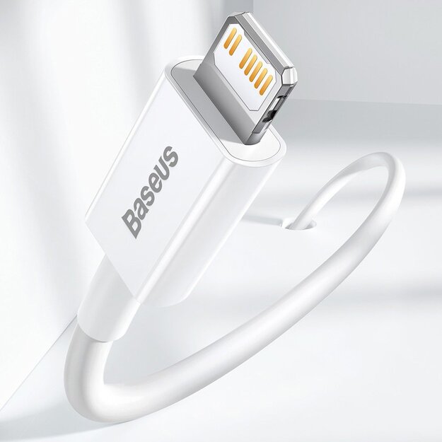 Baseus Superior Series USB-C / Lightning PD 20W 1 m cable - white 11