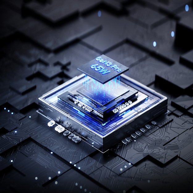 Baseus GaN3 Pro fast charger GaN 2 x USB Type C / 2 x USB 65W PD, QC4.0+, AFC, PPS + cable USB Type C - USB Type C 1m black (CCGP040101) 15