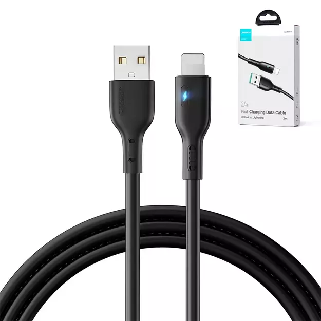 Joyroom Premium Series A13 USB-A / Lightning 2.4A cable 2m - black 2