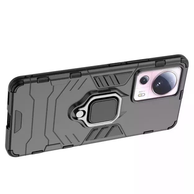 Ring Armor case for Xiaomi 13 Lite armored cover magnetic holder ring black 10