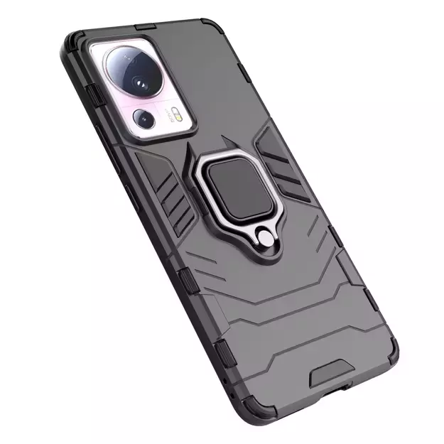 Ring Armor case for Xiaomi 13 Lite armored cover magnetic holder ring black 14
