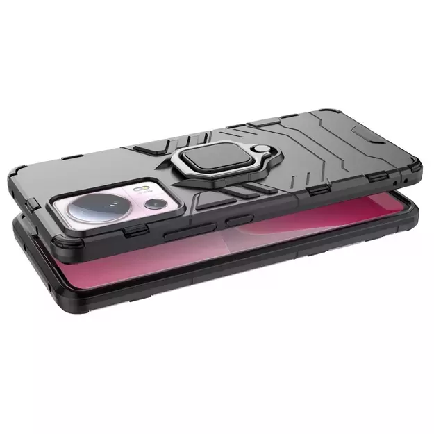 Ring Armor case for Xiaomi 13 Lite armored cover magnetic holder ring black 7