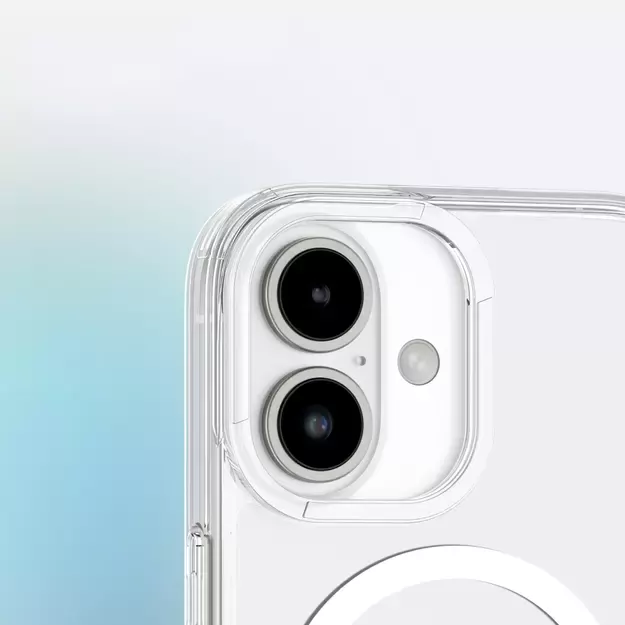 AmazingThing Minimal Mag Case with Magnetic Ring for iPhone 16 Plus - Transparent 9
