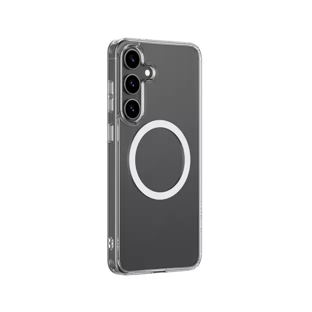 AmazingThing Minimal Mag Case with Magnetic Ring for Samsung Galaxy S25 - Transparent