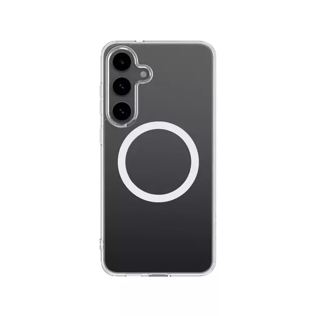 AmazingThing Minimal Mag Case with Magnetic Ring for Samsung Galaxy S25 - Transparent 4
