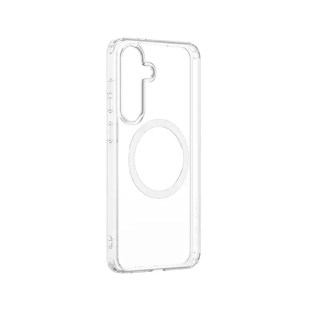AmazingThing Minimal Mag Case with Magnetic Ring for Samsung Galaxy S25 - Transparent 5