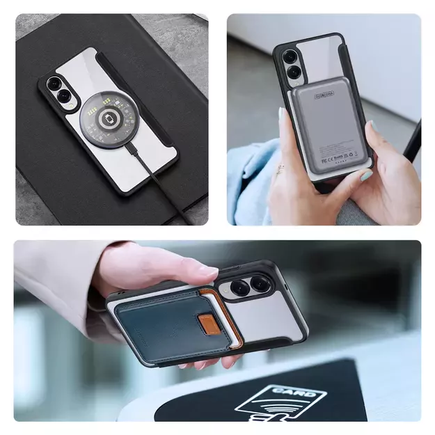 Dux Ducis Skin X Pro case with MagSafe for Samsung Galaxy S25 Edge - black 11
