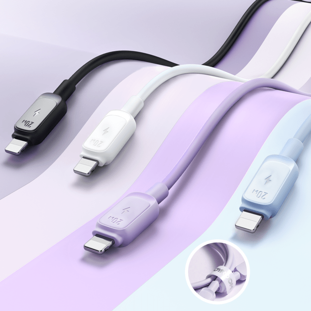 Joyroom Multi-Color Series A14 USB-C / Lightning 30W cable 1.2 m - white 8