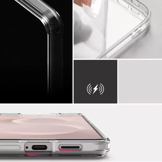 Ringke Fusion Case for Samsung Galaxy S25 Edge - Clear 4