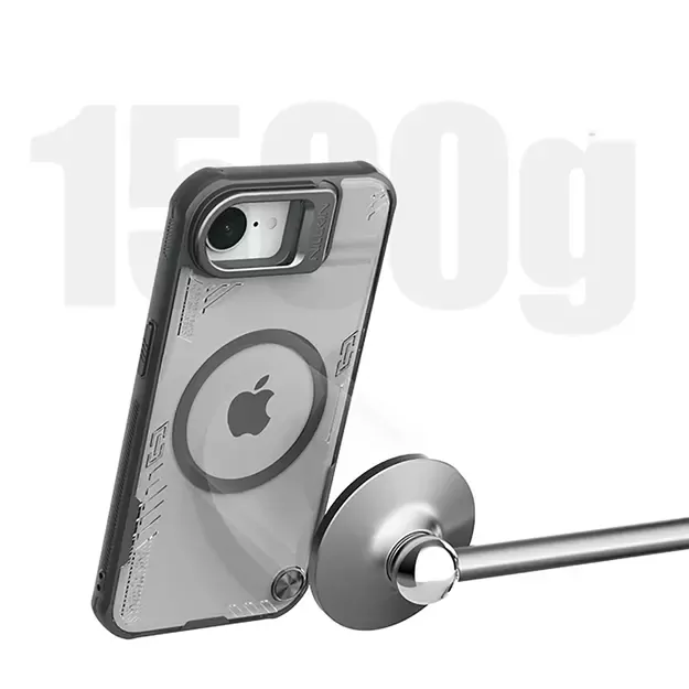 Nillkin Iceblade Prop Magnetic Case with Stand for iPhone 16e - Black 5