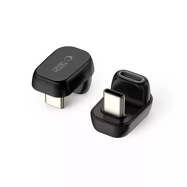 Tech-Protect Ultraboost AA04 USB-C Angled Adapter - Black