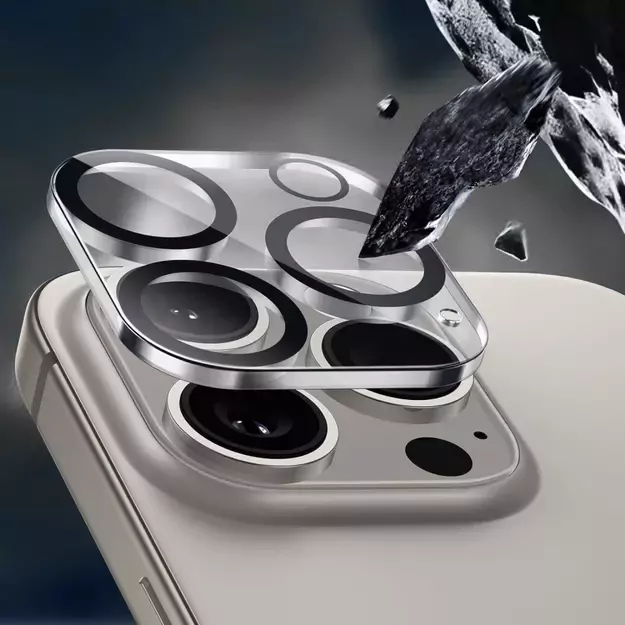 Tech-Protect Cam Fit+ Camera Cover for iPhone 14 / 14 Plus / 15 / 15 Plus - Clear 1