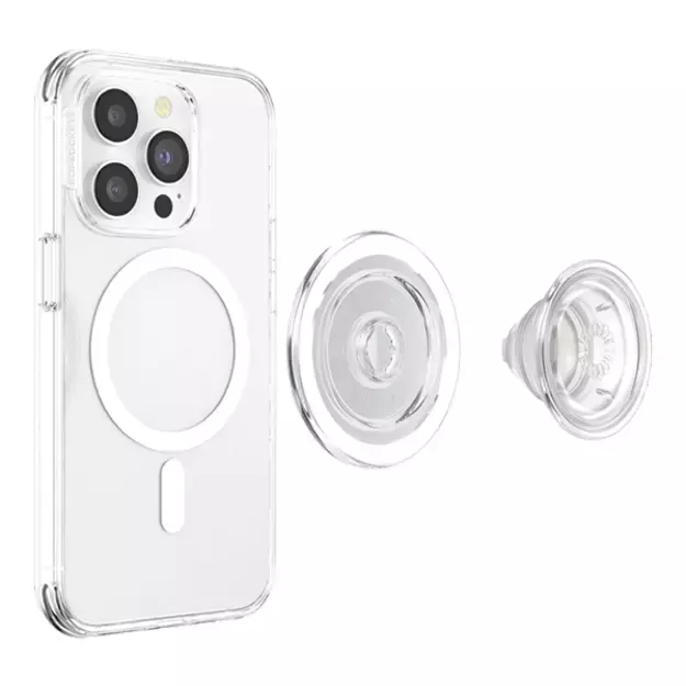 Popsockets PopGrip MagSafe 2 Phone Holder and Stand - Clear 3