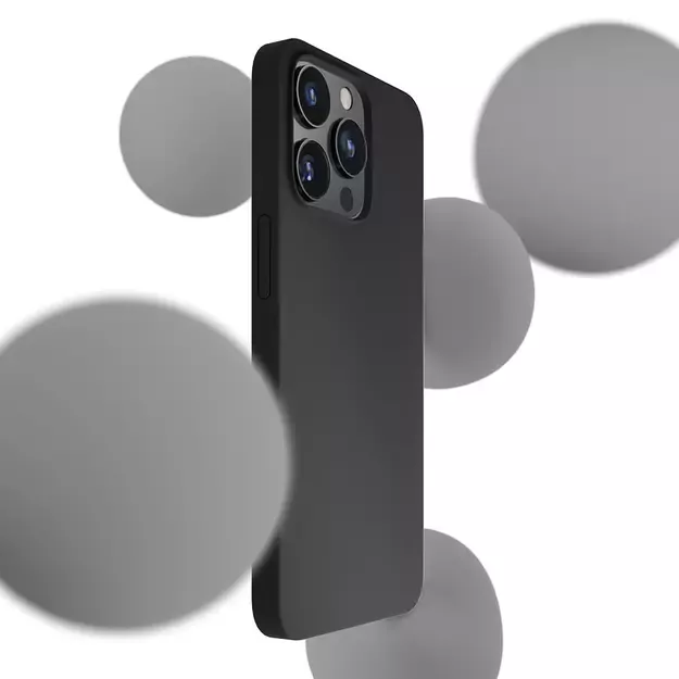 iPhone 13 Pro Max Series 3mk Silicone Case - Black 15