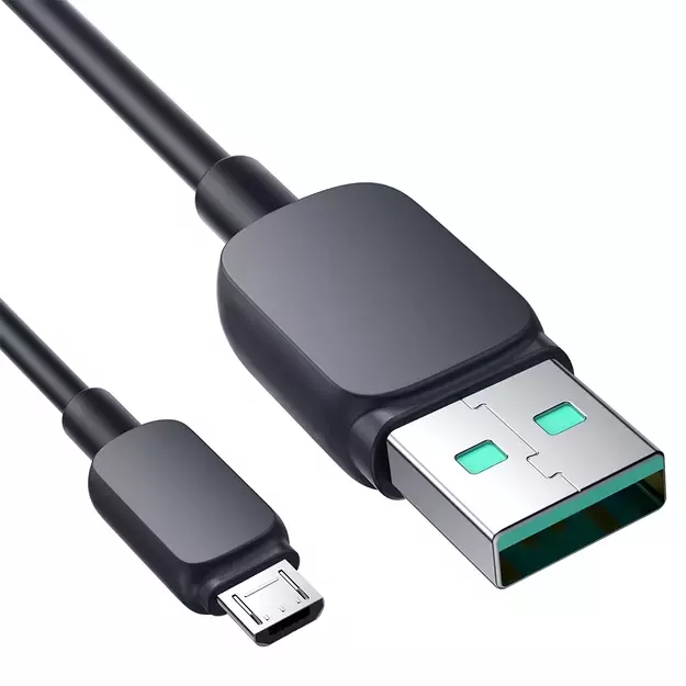 Joyroom Multi-Color Series A14 USB-A / micro USB 2.4A cable 2 m - black 1