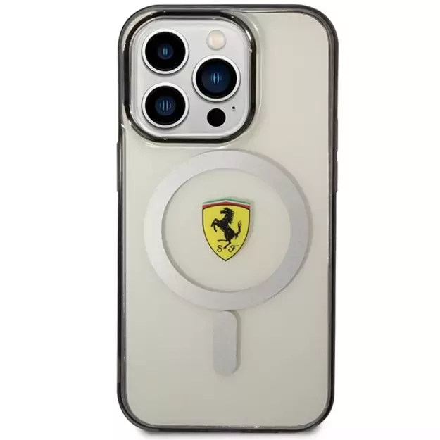 Ferrari FEHMP14XURKT iPhone 14 Pro Max 6.7  clear/transparent hardcase Outline Magsafe 2