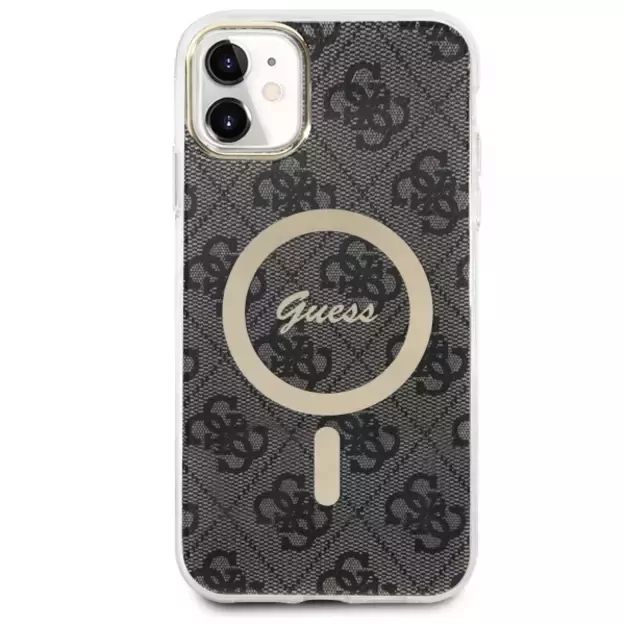 Guess GUHMN61H4STK iPhone 11 6.1  black/black hardcase 4G MagSafe 1