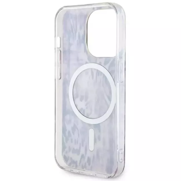 Guess GUHMP14LHLEOPWP iPhone 14 Pro 6.1  pink/pink hardcase Leopard MagSafe 6