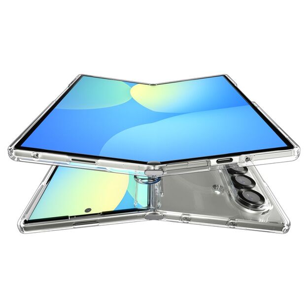 Spigen Tough Armor Pro Mag MagSafe Case for Samsung Galaxy Z Fold 7 - Clear and White 15