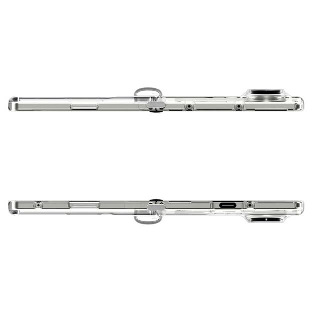 Spigen Tough Armor Pro Mag MagSafe Case for Samsung Galaxy Z Fold 7 - Clear and White 6