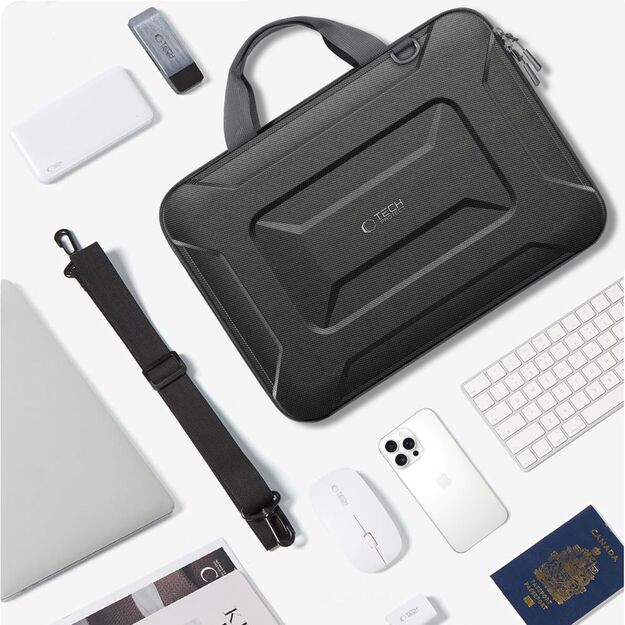 Tech-Protect Ranger-X Tactical Laptop Case for 13-14&quot  - Black 8