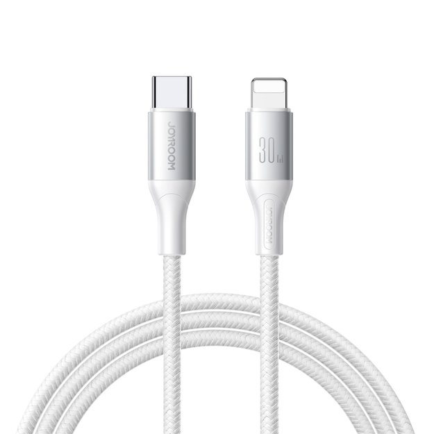 Joyroom S-A28 Flash Series 30W USB-C - Lightning cable 2m - white