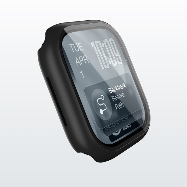 AmazingThing Radix Glass Screen Protector with Case for Apple Watch Series 11 46mm - Black 8