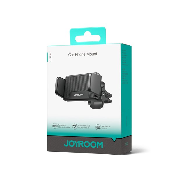 Joyroom car phone holder for air vent black (JR-ZS377) 4