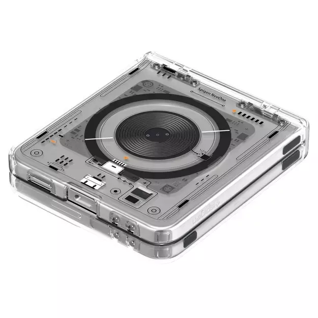 Spigen Ultra Hybrid Pro MagSafe Case for Samsung Galaxy Z Flip 7 Zero One - Transparent 9