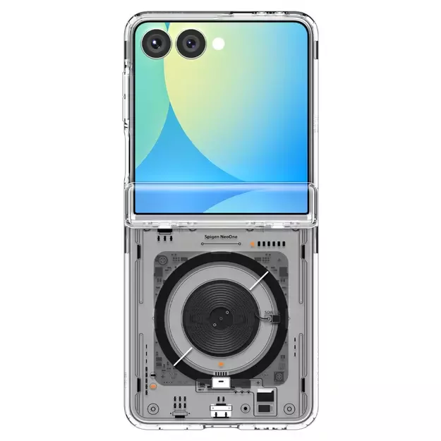 Spigen Ultra Hybrid Pro MagSafe Case for Samsung Galaxy Z Flip 7 Zero One - Transparent 4