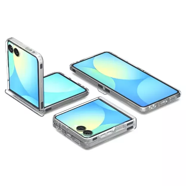 Spigen Ultra Hybrid Pro MagSafe Case for Samsung Galaxy Z Flip 7 Zero One - Transparent 15