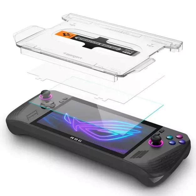 Spigen Glas.TR EZ Fit 2-pack Tempered Glass for Asus Rog Ally X - Transparent 1