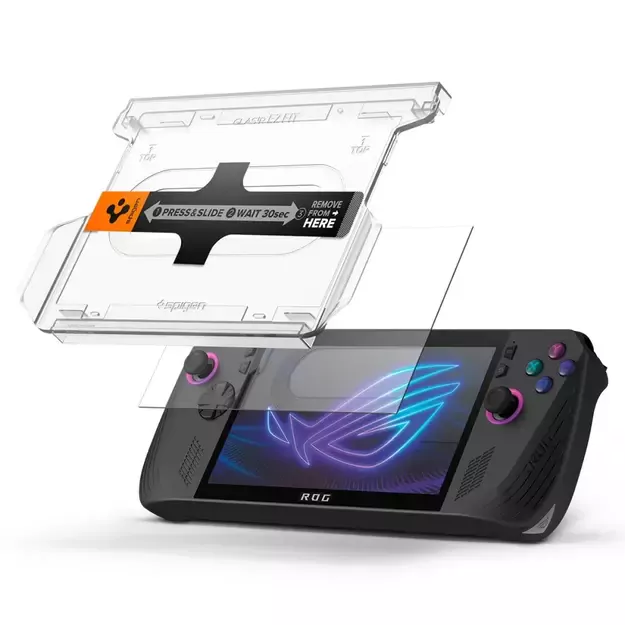 Spigen Glas.TR EZ Fit 2-pack Tempered Glass for Asus Rog Ally X - Transparent 5