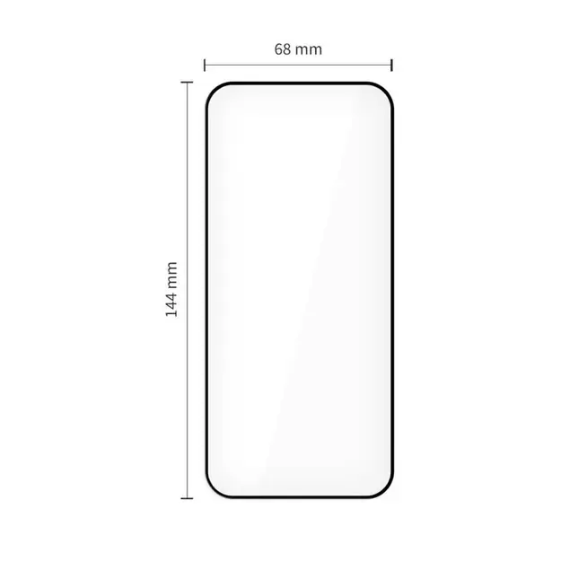 Tech-Protect Quick Set+ 2-pack tempered glass for iPhone 14 Pro - black 2
